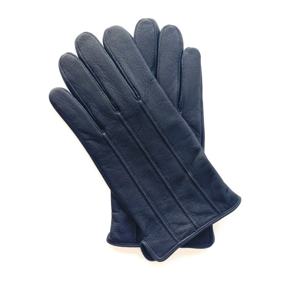 Leather gloves of goat black " SCOOTER H1".