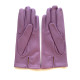 Leather gloves of lamb marshmallow "CAPUCINE"