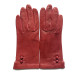 Gants en cuir d'agneau bordeaux "CLEMENTINE".