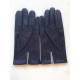 Leather gloves of lamb damson and dove "AKI".