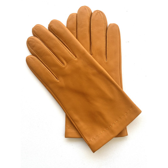 Gants en cuir d'agneau maïs "RAPHAËL.