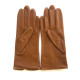 Leather gloves of lamb biscuit "JULIE".