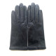 Leather gloves of lamb black "MARIA"