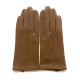 Leather gloves of lamb biscuit "MARIA"