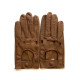 Gants en cuir d'agneau biscuit "AYRTON".