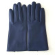 Gants en cuir d'agneau myrtille "CAPUCINE".