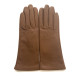 Leather gloves of lamb biscuit "COLINE"