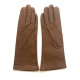 Leather gloves of lamb biscuit "COLINE"