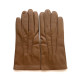 Gants en cuir d'agneau biscuit "HENRI".