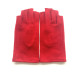 Wool and acrylic red mittens "LOUCIA"