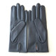 Gants en cuir d'agneau metallic "CAPUCINE".