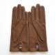 Leather gloves of lamb sand "CAPUCINE".