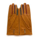 Leather gloves of lamb maize and multicolored "CARLA".
