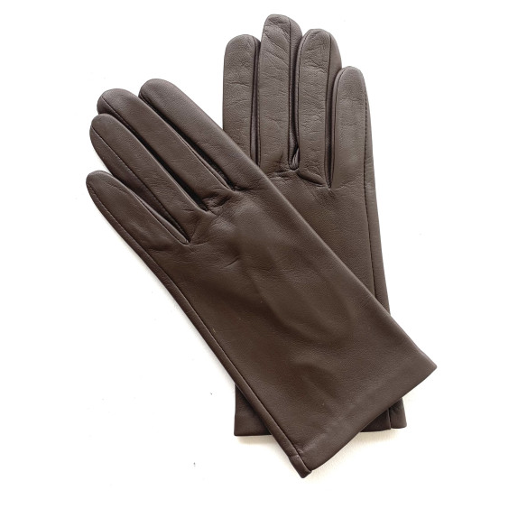 Gants cuir femme, Mandarine, XS : : Mode