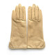 Leather gloves of lamb parchment "VIOLETTE"