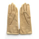 Leather gloves of lamb parchment "VIOLETTE"