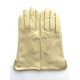 Leather gloves of lamb butter "VIOLETTE"