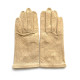 Leather gloves of lamb parchment "CARMELINA".