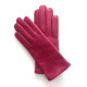 Gants en cuir d'agneau lilas "CAPUCINE".