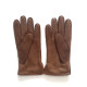 Leather gloves of deer tobacco " MARC "
