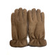 Leather gloves of lambskin brownl "MARKO"