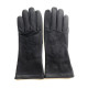 Gants en cuir de chèvre noir "STAR SCOOTER".