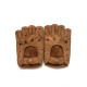 Mitaines en cuir de pécari cork "MATHEO BIS".