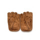 Leather mittens of peccary cork "MATHEO BIS".