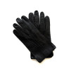 Gants en cuir de cerf noir "ARGYLL".