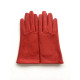 Leather gloves of lamb capucine "LINA".