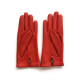 Leather gloves of lamb capucine "LINA".